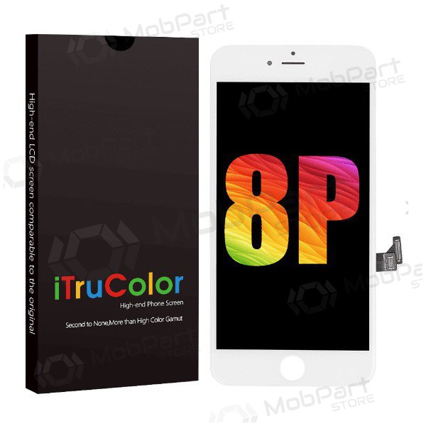 Apple iPhone 8 Plus skärm (vit) (Premium) Apple iPhone 8 Plus skärm (vit) (Premium)
