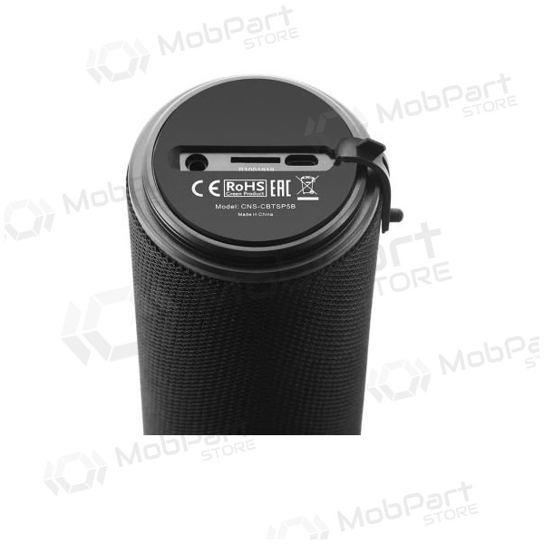 Bluetooth bärbar topphögtalare CANYON CNS-CBTSP5 (MicroSD, AUX, BT V5.0, 1200mAh) (svart)