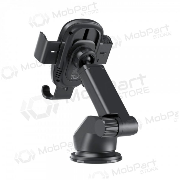 Automobilinis laikiklis-laddare Choetech T203-F 15W Gravity Car Charger Holder svart