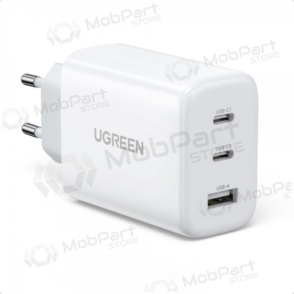 Laddare buitinis Ugreen CD275 2xUSB-C/USB-A 65W vit
