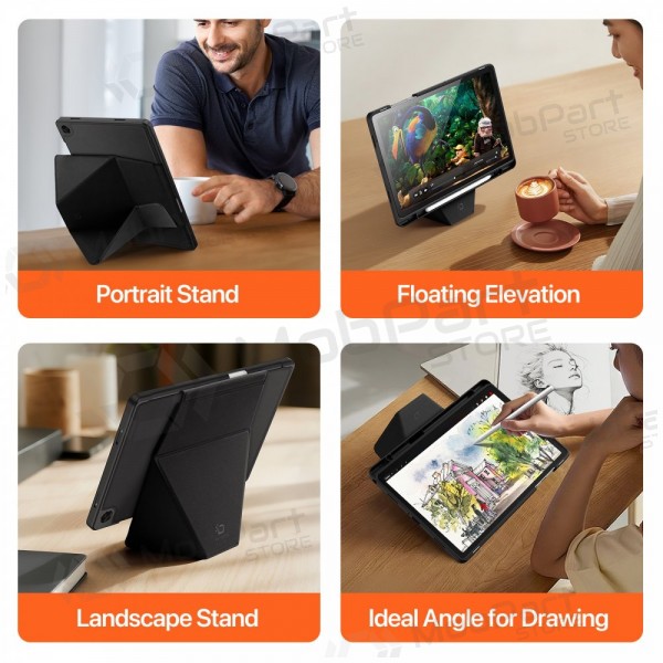 Samsung Galaxy Tab A9+, Tab A11+ fodral - Dux Ducis Vers (svart)