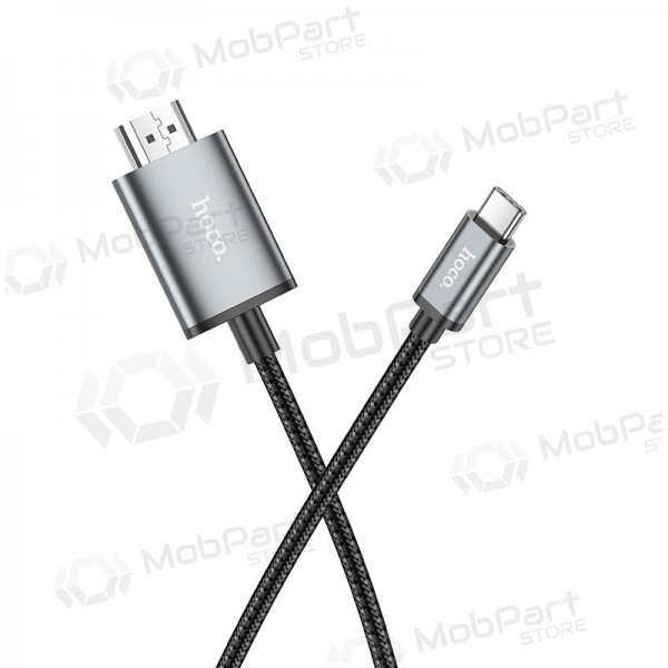 Adapter Hoco UA27 USB-C to HDMI grå