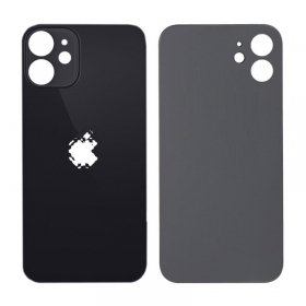 Apple iPhone 12 mini baksida / batterilucka (svart) (bigger hole for camera)