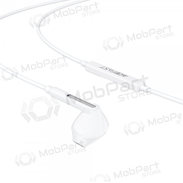 Trådbundna hörlurar Acefast L14 USB-C vita