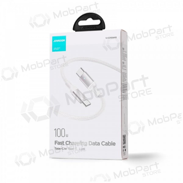 USB kabel Joyroom S-CC100A10 Type-C to Type-C 100W 1.2m vit
