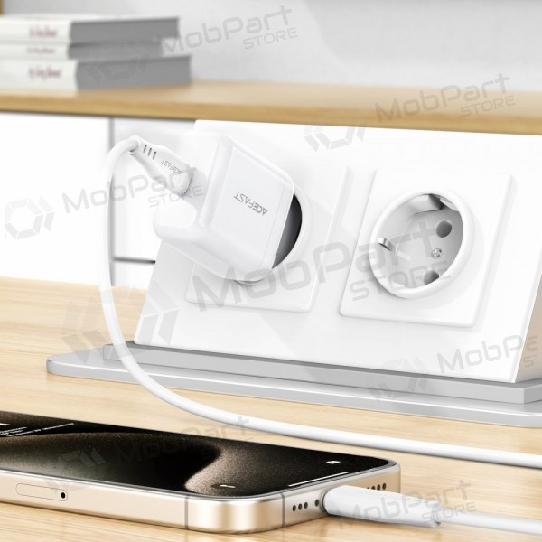 Laddare Acefast A130 20W USB-C vit