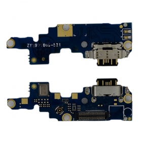 Nokia 6.1 Plus (Nokia X6) laddarkontakt och mikrofon med flex - Premium