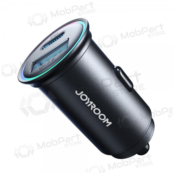 Laddare automobilinis Joyroom JR-CCN04 USB-C/USB-A 60W svart