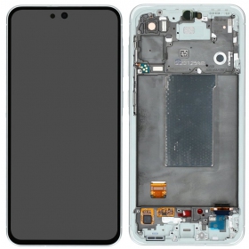 Samsung Galaxy A56 skärm (grå) (med ram) (original)