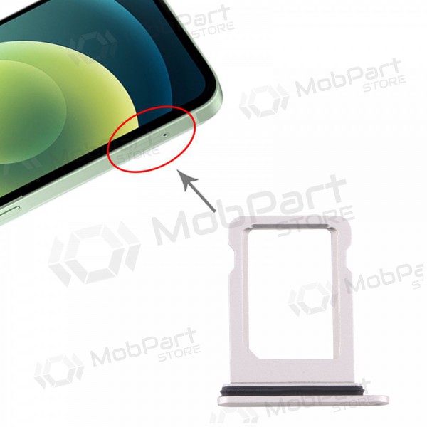 Apple iPhone 12 SIM korthållare (vit)