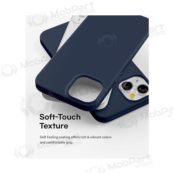 Apple iPhone 13 mini fodral Mercury Goospery "Soft Feeling Jelly Case" (mörkblå) Apple iPhone 13 mini fodral Mercury Goospery "Soft Feeling Jelly Case" (mörkblå)