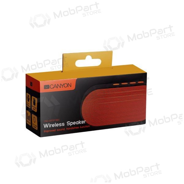 Bluetooth bärbar topphögtalare CANYON CNE-CBTSP3BO (MicroSD, AUX, BT V4.2, 300mAh)