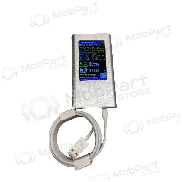 Usb-kabel Apple Lightning to USB 2m A1510 / MD819ZM / A (med original E75-chip)