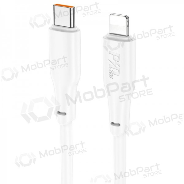 Lightning-kabel Hoco X93 USB-C till Lightning 2 m PD 20 W vit