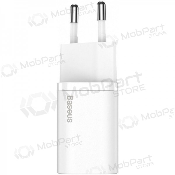 Laddare buitinis Baseus Super Si 25W + Type-C 1.0m vit TZCCSUP-L02