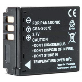 Panasonic CGA-S007 foto batteri / ackumulator