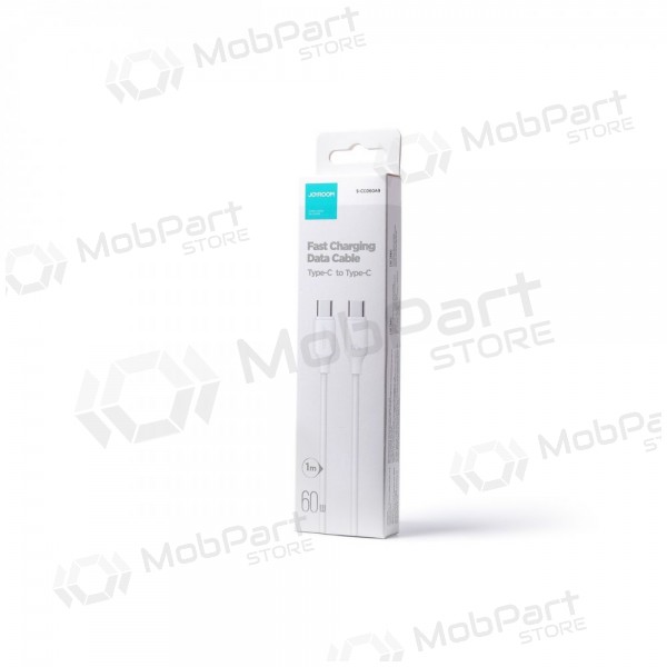USB kabel Joyroom S-CC060A9 Type-C to Type-C 60W 1.0m vit
