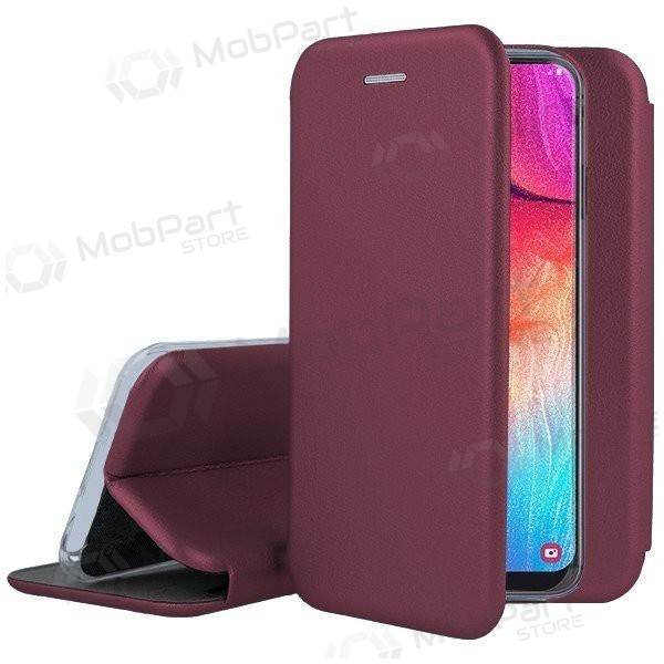 Apple iPhone 12 mini fodral - Book Elegance (bordeaux)