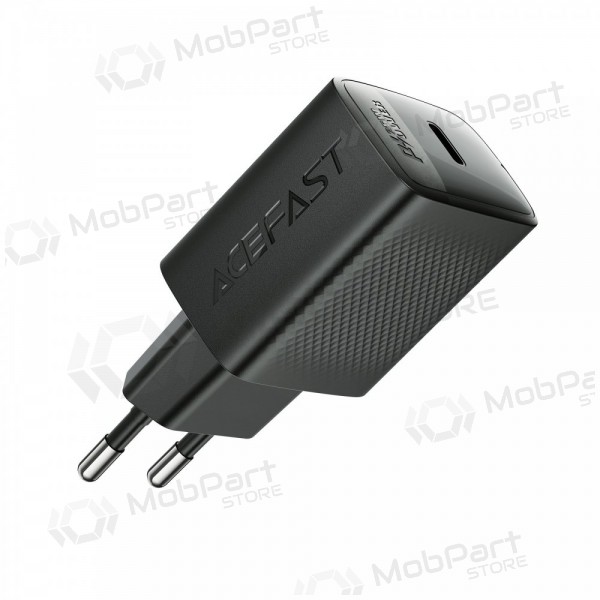 Telefonladdare Acefast A104 25 W GaN USB-C svart