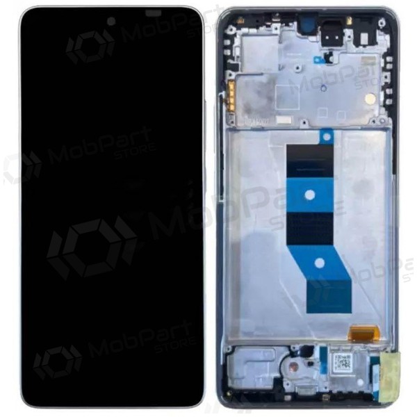 Xiaomi Poco M7 Pro 5G skärm (silver) (med ram) (original)