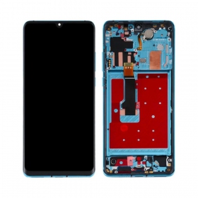 Huawei P30 PRO skärm (Aurora) (med ram) (OLED)