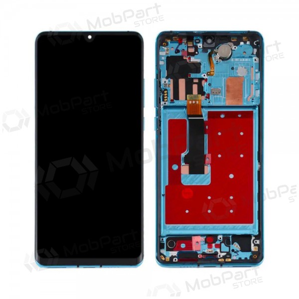 Huawei P30 PRO skärm (Aurora) (med ram) (OLED)