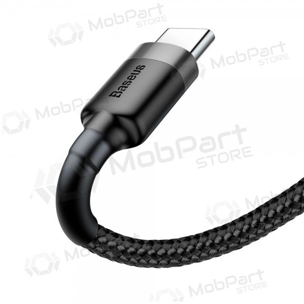 Usb-kabel Baseus Cafule type-c 2,0m 2,0a (grå-svart) CATKLF-CG1
