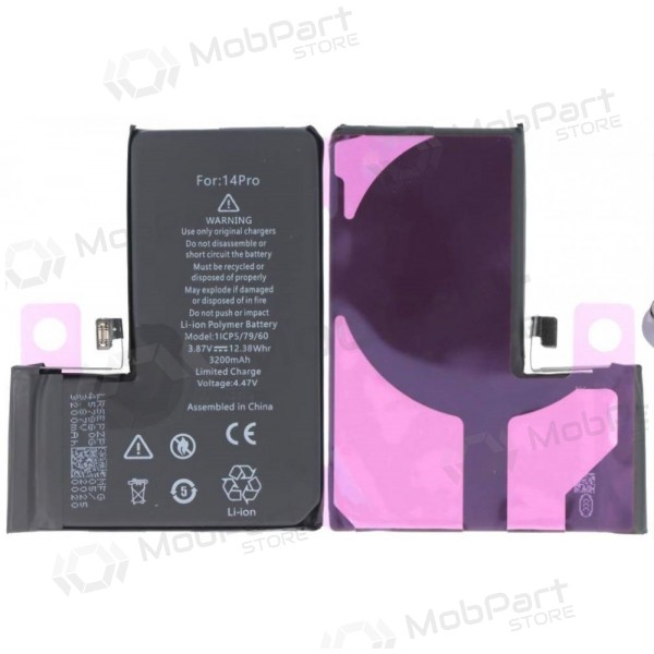 Apple iPhone 14 Pro batteri (Self-Diagnosable) (Premium)