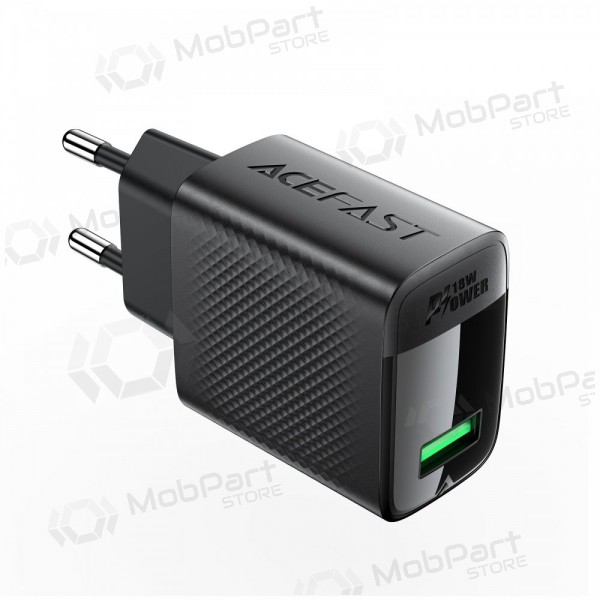 Laddare Acefast A90 18W USB-A svart