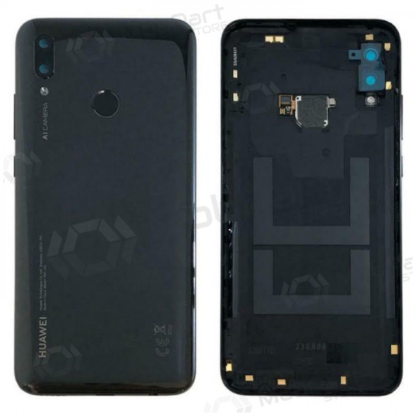 Huawei P Smart 2019 baksida / batterilucka (svart) (begagnad grade B, original)