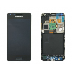 Samsung i9070 Galaxy S Advance skärm (svart) (med ram) (service pack) (original)