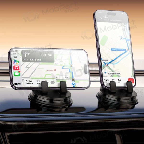 Universal bilhållare Hoco H55 (dashboard) svart