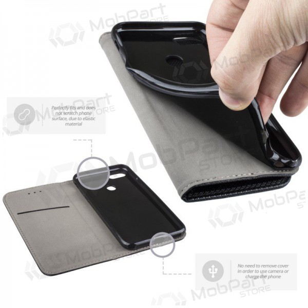 Apple iPhone 12 mini fodral -Smart Magnet- (svart)