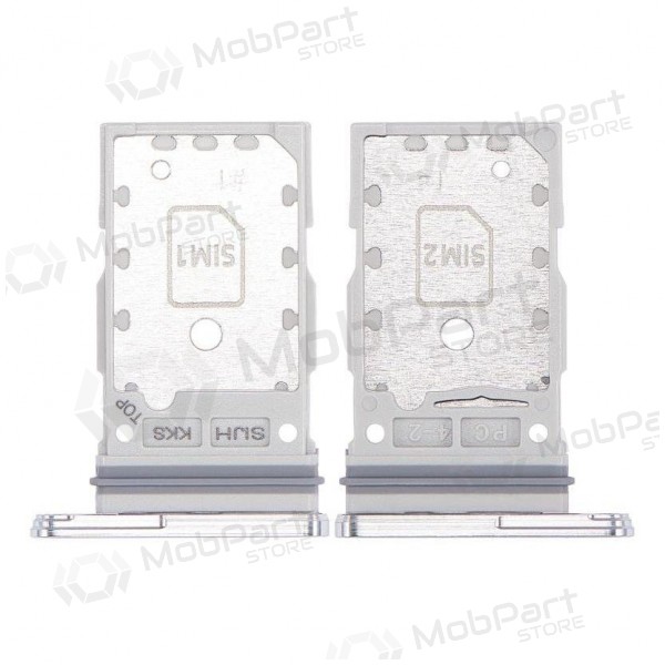 Samsung Galaxy S22 Ultra Dual SIM korthållare (vit) (original)