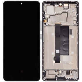 Xiaomi Redmi Note 13 Pro 5G skärm (svart) (med ram) (original)
