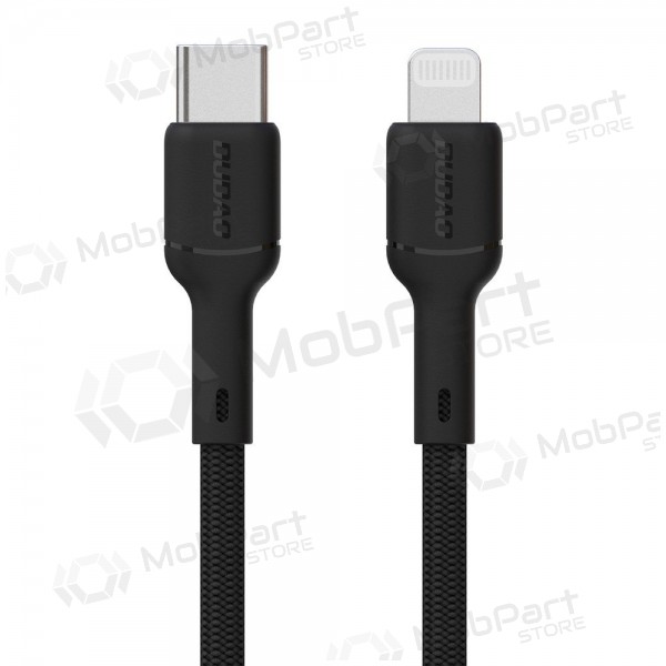 Lightning-kabel Dudao L9X USB-C till Lightning 1 m 30 W svart