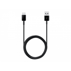 USB kabel Samsung EP-DG930IBEGWW Type-C 1.5m (with packaging) (svart) (OEM)