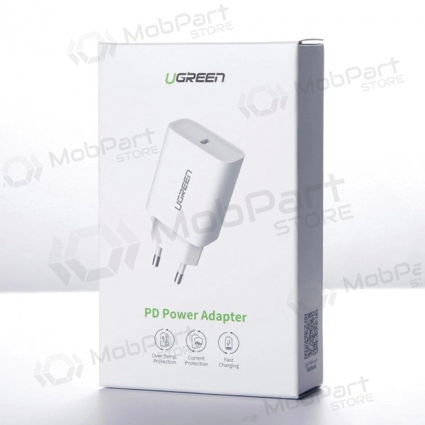 Laddare buitinis Ugreen CD137 USB-C 20W 3A vit