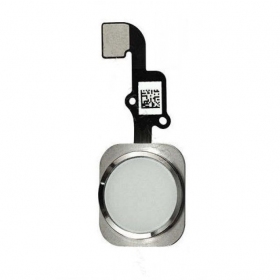 Apple iPhone 6 / iPhone 6 Plus HOME-knapp med flex (silver)