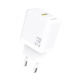 Telefonladdare Dudao A23 12 W USB-A vit