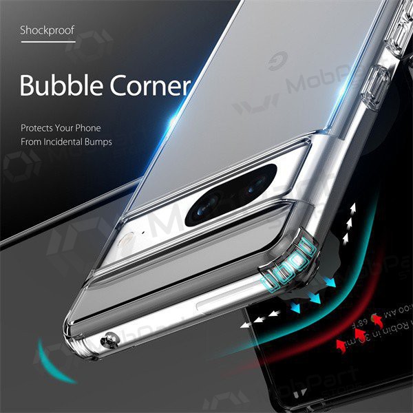 Google Pixel 7 5G fodral - Dux Ducis Clin (transparent)