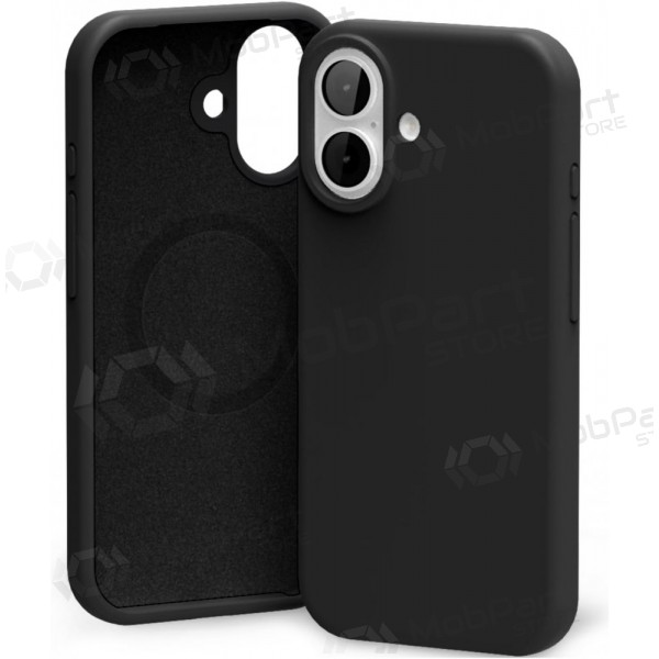 Mobilskal / fodral Mercury Pure Magsafe Silicon Case Apple iPhone 17 svart