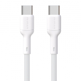 USB-C-kabel Dudao L9C USB-C till USB-C 1 m 65 W vit