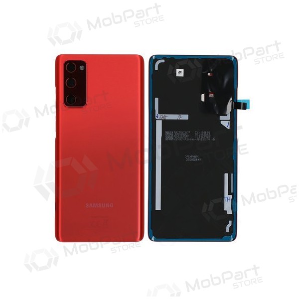 Samsung G780 / G781 Galaxy S20 FE 4G / 5G baksida / batterilucka (Cloud Red) (begagnad grade A, original) Samsung G780 / G781 Galaxy S20 FE 4G / 5G baksida / batterilucka (Cloud Red) (begagnad grade A, original)