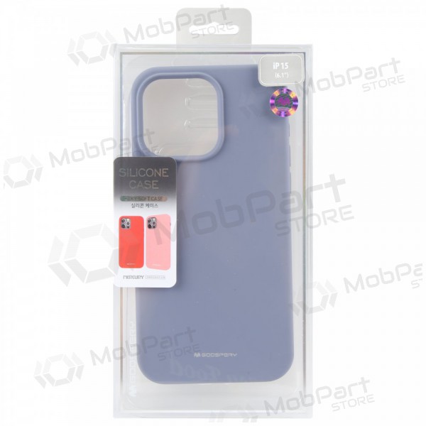Mobilskal / fodral Mercury Silicone Case Apple iPhone 16e levandos grå