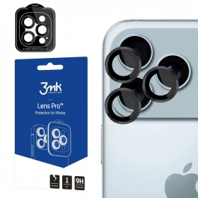 Skyddsglas kamerai 3mk Lens Pro Apple iPhone 17 Pro/17 Pro Max svart