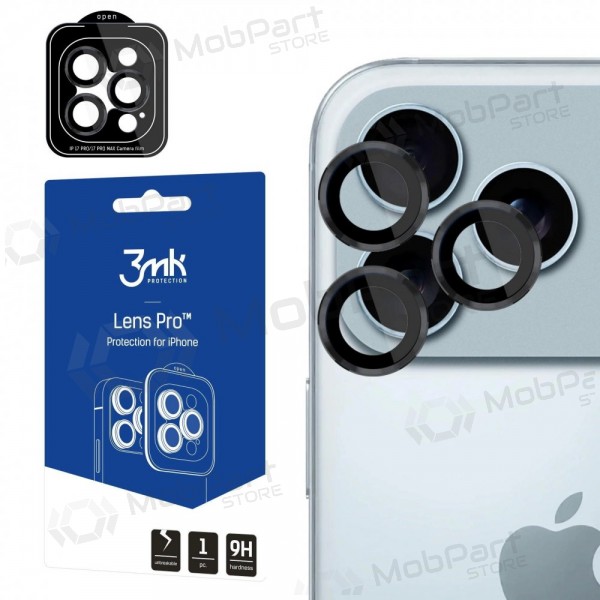 Skyddsglas kamerai 3mk Lens Pro Apple iPhone 17 Pro/17 Pro Max svart