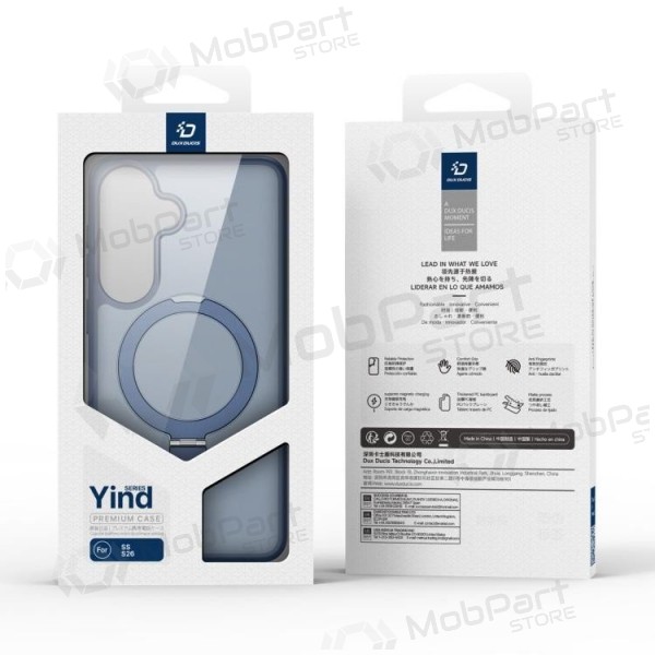 Samsung Galaxy S26 Ultra fodral - Dux Ducis Yind Magnetic Stand (mörkblå)