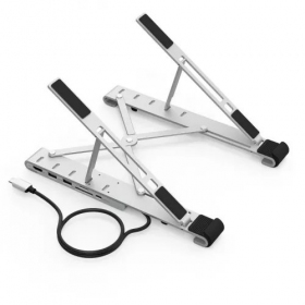 Nešiojamo kompiuterio stovas CHOETECHmed 7 prievadų USB Type-C šakotuvu