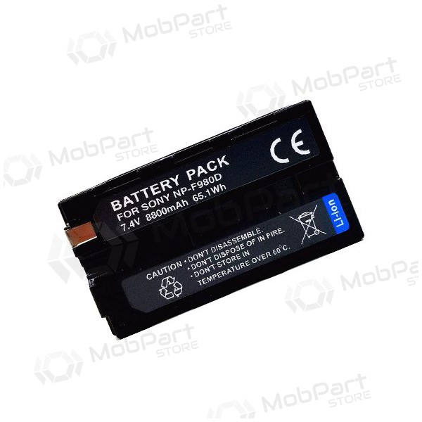 SONY NP-F980D 8800mAh foto batteri / ackumulator
